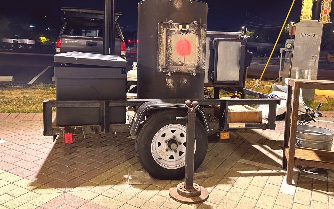 The MELT mobile glass studio trailer